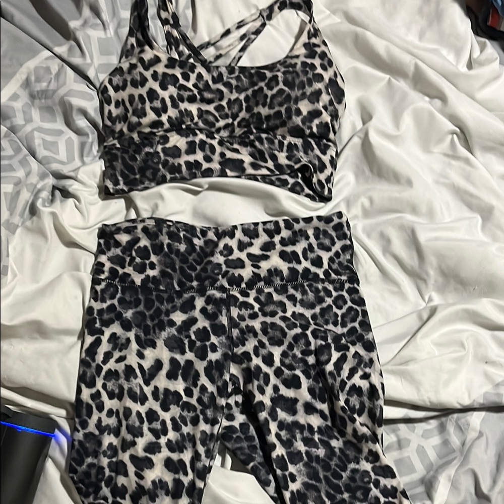 Leopard Print Women's Intimate Set